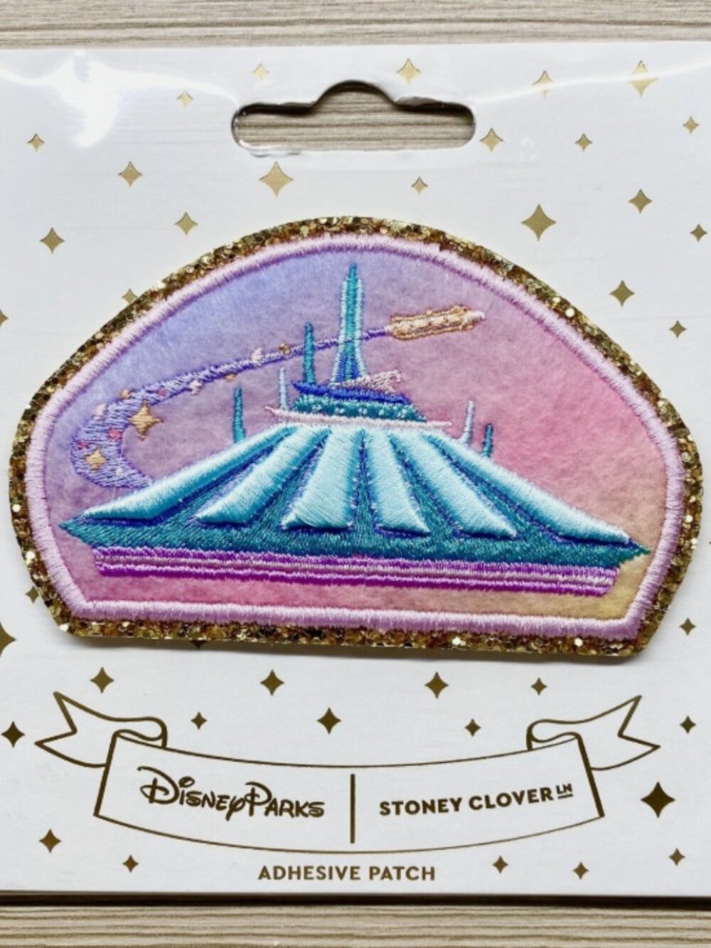 Disney Stoney Clover Lane Disneyland 70th Space Mountain Ride Patch